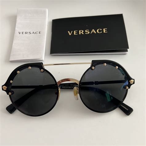 versace frenergy round sunglasses|original Versace sunglasses.